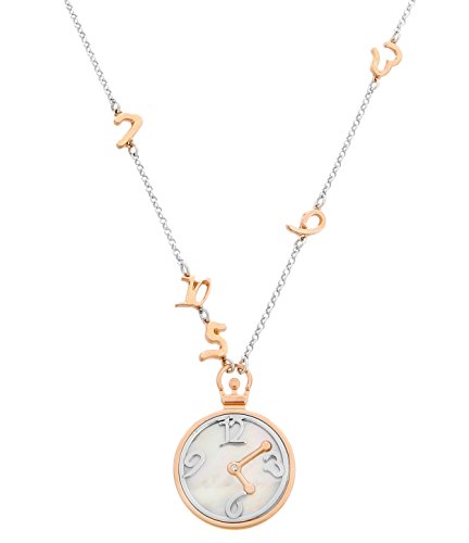 Orphelia Damen-Kette mit Anhänger Fantasie teilvergoldet Perlmutt creme 45 cm-ZK-7174/1 von Orphelia