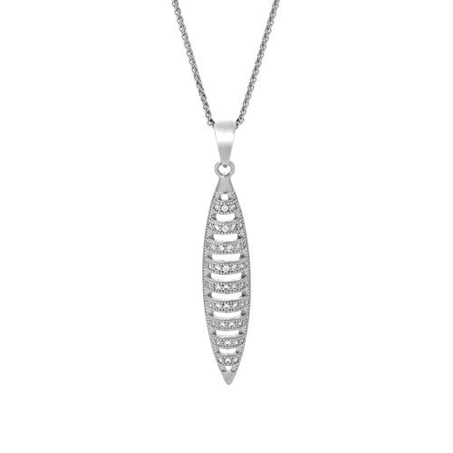 Orphelia Damen-Ketten mit Anhänger 925 Sterling Silber zirkonia ZH-7330 von Orphelia