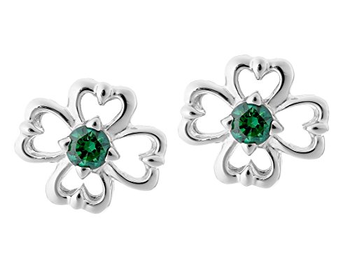 Orphelia Damen-Ohrstecker 925 Silber rhodiniert Zirkonia grün Rundschliff - ZO-7081 Orphelia Damen-Ohrstecker 925 Silber rhodiniert Zirkonia grün Rundschliff - ZO-7081 von Orphelia