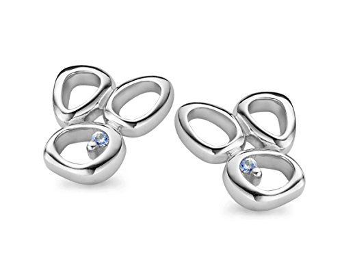 Orphelia Damen-Ohrstecker 925 Sterling Silber Zirkonia blau ZO-5018 von Orphelia