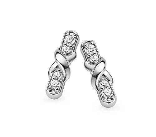 Orphelia Damen-Ohrstecker 925 Sterling Silber Zirkonia weiß ZO-5128 von Orphelia