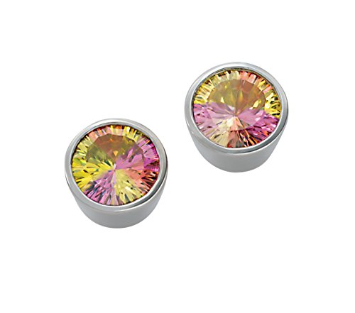 Orphelia Damen-Ohrstecker Rainbow Collection 925 Sterlingsilber Multicolor Zirkonia CC-41 von Orphelia