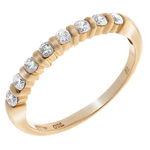 Orphelia Damen-Ring 750 Gelbgold Diamant (0.40 ct) weiß Rundschliff Gr. 58 (18.5) - RD-33023/58 von Orphelia