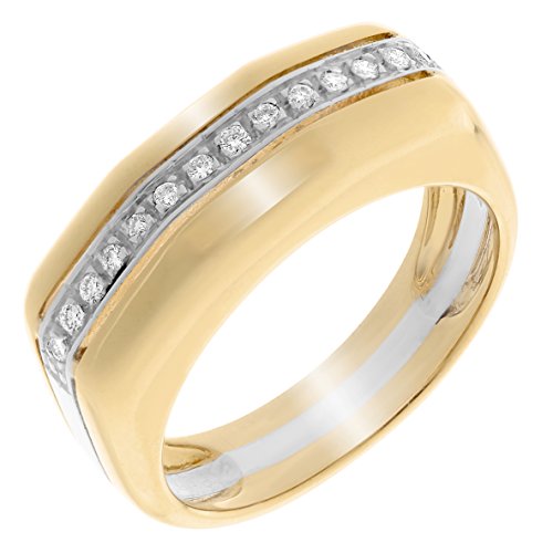 Orphelia Damen-Ring 750 Gold 14 Diamanten 0.15 Carat Gr. 60 (19.1) RD-33053/60 von Orphelia