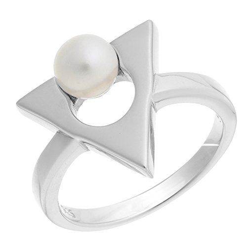 Orphelia Damen-Ring 925 Sterling Silber mit natrlichen Perle Gr.54 ZR-3367/54 von Orphelia