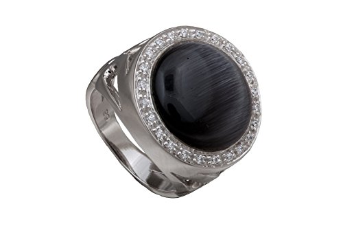 Orphelia Damen-Ring 925 Sterling Silber rhodiniert Zirkonia Gr.52 (16.6) ZR-3654/52 von Orphelia