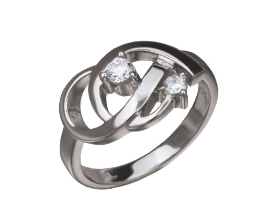 Orphelia Damen-Ring 925 Sterling Silber rhodiniert Zirkonia Gr.58 (18.5) ZR-3640/58 von Orphelia