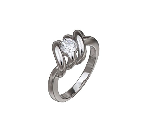 Orphelia Damen-Ring 925 Sterling Silber rhodiniert Zirkonia Gr.52 (16.6) ZR-3639/52 von Orphelia