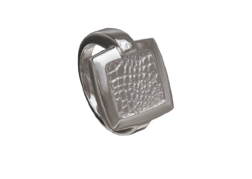 Orphelia Damen-Ring Square 925 Sterlingsilber mit Zirkonia Gr. 54 (17.1) ZR-3628/54 von Orphelia