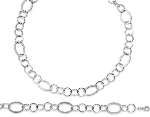 Orphelia Damen-Schmuckset Pure Collection 925 Sterlingsilber Kette 43 cm Armband 19 cm SET-015 von Orphelia