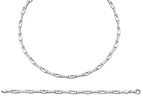 Orphelia Damen-Schmuckset Pure Collection 925 Sterlingsilber Kette 43 cm Armband 19 cm SET-041 von Orphelia