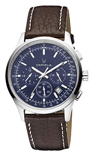 Orphelia Herren-Armbanduhr 24h Dual Time Quarz Leder von Orphelia