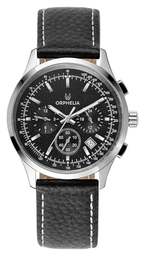 Orphelia Herren-Armbanduhr 24h Dual Time Quarz Leder von Orphelia