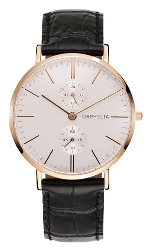 Orphelia Herren-Armbanduhr Gentle Analog Quarz Leder von Orphelia