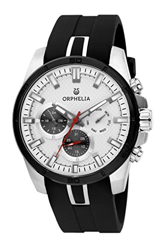Orphelia Herren-Armbanduhr Bernina Analog Quarz Silikon 86600 von Orphelia