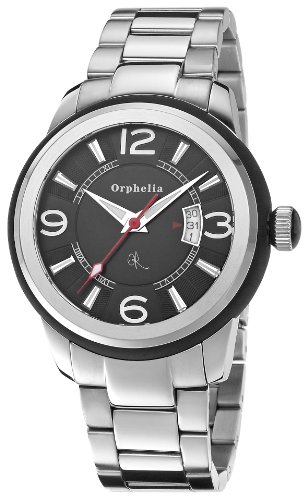 Orphelia Herren-Armbanduhr Black Touch Analog Quarz Edelstahl von Orphelia