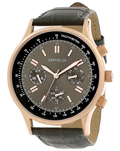 Orphelia Herren-Armbanduhr Champions League Multi Dial Quarz Leder von Orphelia