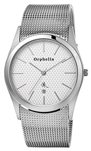 Orphelia Herren-Armbanduhr Mesh Up Analog Quarz Edelstahl von Orphelia