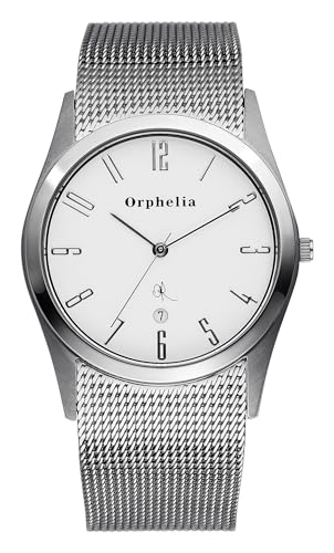 Orphelia Herren-Armbanduhr Mesh Up Analog Quarz Edelstahl von Orphelia
