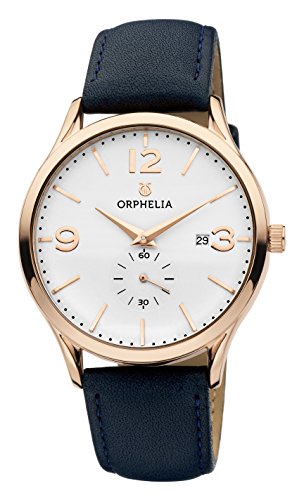 Orphelia Herren-Armbanduhr Tiempo Analog Quarz Leder von Orphelia