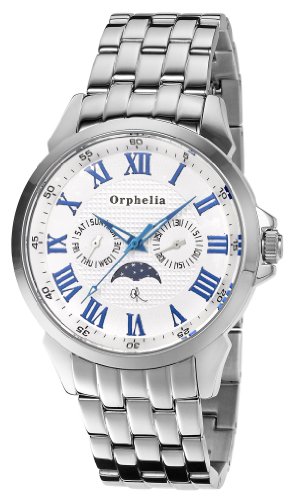 Orphelia Herren-Armbanduhr Bella Luna Analog Quarz Edelstahl von Orphelia