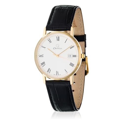 Orphelia Herren-Armbanduhr XL Analog Quarz Leder MON-7066 von Orphelia
