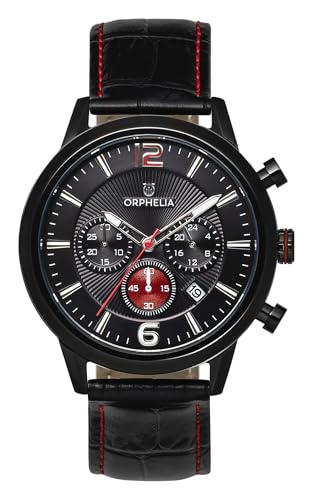 Orphelia HerrenArmbanduhr Chronograph Quarz Leder OR81803 von Orphelia