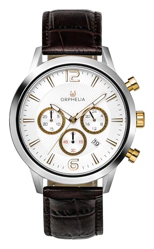 Orphelia HerrenArmbanduhr Chronograph Quarz Leder OR81801 von Orphelia