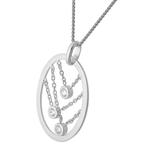 Orphelia Jewelry Damen-Anhänger mit Kette 925 Sterling Silber Gr. 42-45 cm ZH-4360 von Orphelia