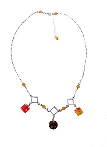 Orphelia Jewelry Damen-Halskette mit Anhänger 925 Sterling Silber natürlichen Elementen 42cm ZK-2584 von Orphelia