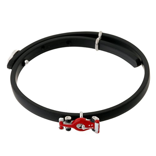 Orphelia Kinder-Armband 925 Silber rhodiniert Kautschuk 16 cm-ZA-7156/BLACK Orphelia Kinder-Armband 925 Silber rhodiniert Kautschuk 16 cm-ZA-7156/BLACK von Orphelia