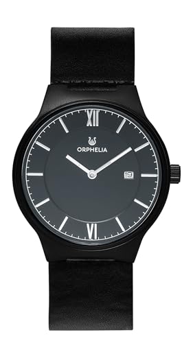 Orphelia Herren-Armbanduhr Analog Quarz mit Leder Armband von Orphelia