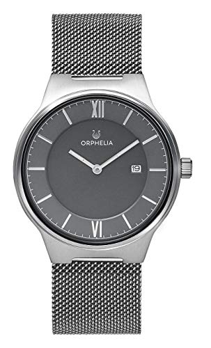 Orphelia Herren-Armbanduhr Analog Quarz mit Mesh Edelstahl Armband von Orphelia