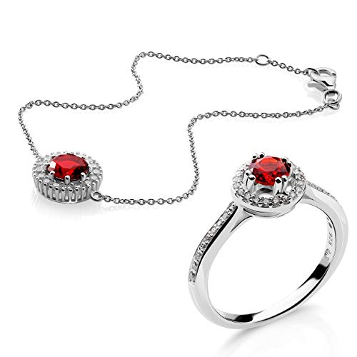 Orphelia Schmuck-Sets 925 Sterling Silber zirkonia SET-7477 von Orphelia