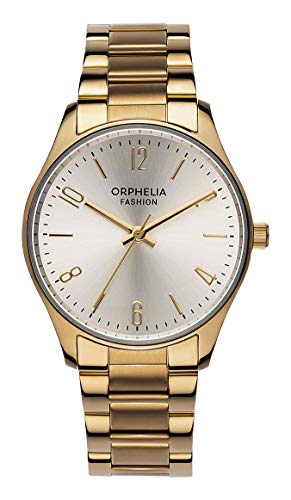 Orphelia Fashion Damen Analog Uhr Oxford mit Edelstahl Armband Gold von Orphelia