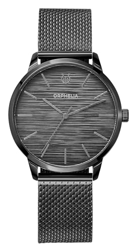 Orphelia Herren Analog Uhr Winston mit Mesh Edelstahl Armband von Orphelia