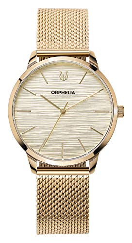 Orphelia Herren Analog Uhr Winston mit Mesh Edelstahl Armband von Orphelia