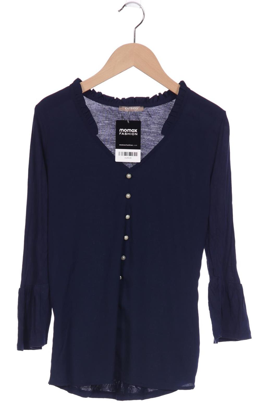 Orsay Damen Langarmshirt, marineblau von Orsay