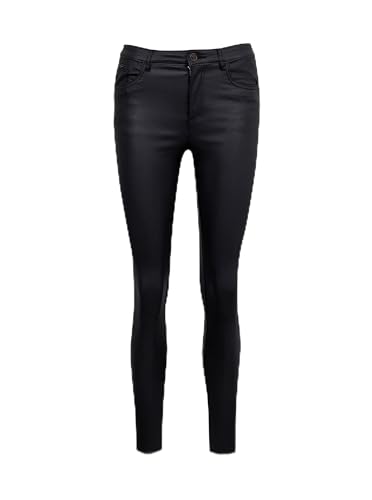 ORSAY Schwarze Damen Kunstlederhose Slim Fit Hosen für Damen | Stilvolle Damenhosen | Bequemer Modetrends | Vielseitige Kollektion | Business Casual | Moderne Schnitte 38 von ORSAY