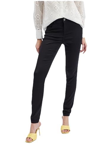 ORSAY Schwarze Skinny Fit Jeans für Damen Skinny Fit Damenjeans | Zeitlose Eleganz | Bequeme Passform | Stylische Jeans | Klassische Denim-Mode | Must-Have in jeder Garderobe | Vielseitige Jeans 36 von ORSAY