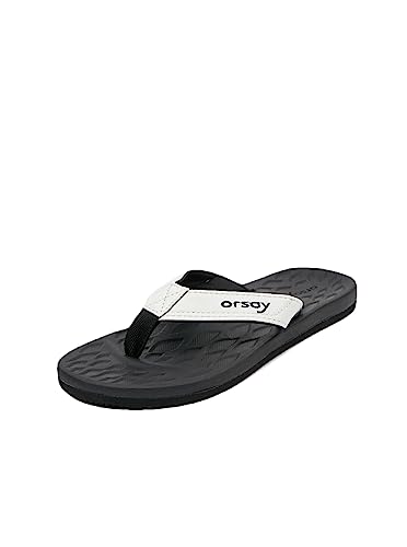 Orsay Weißen schwarze Frauen-Flip-Flops von Orsay