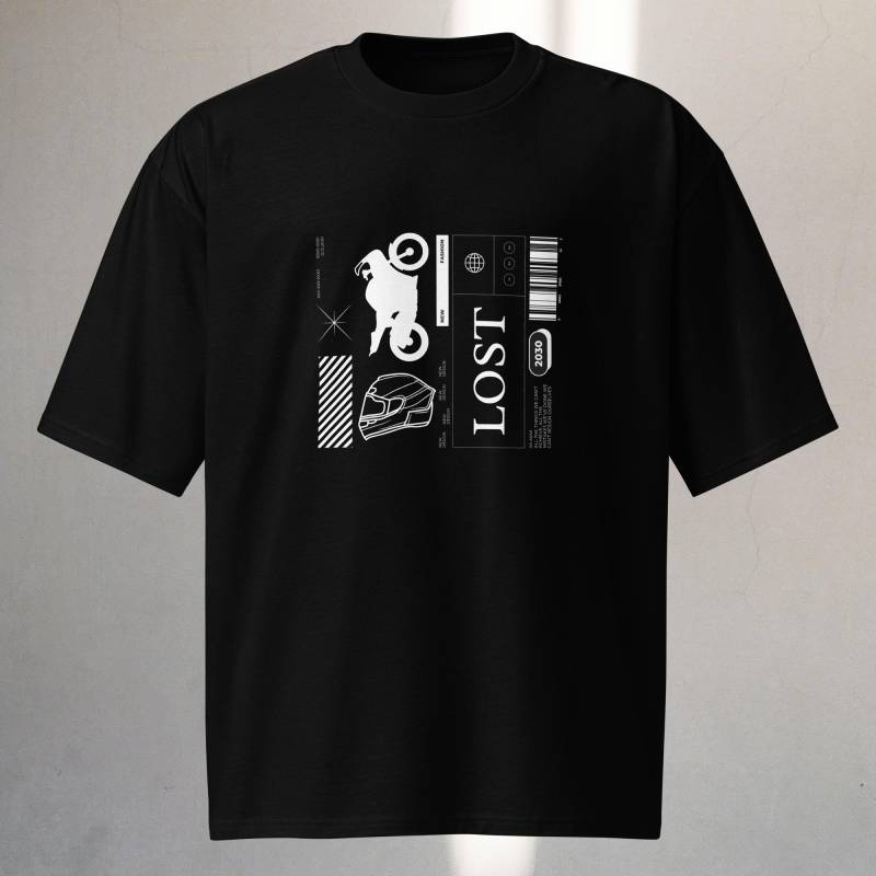 Schweres Oversized T-Shirt Unisex Bike Biker Motorrad Schweres Oversized T-Shirt Unisex Bike Biker Motorrad von OrsheeDesign