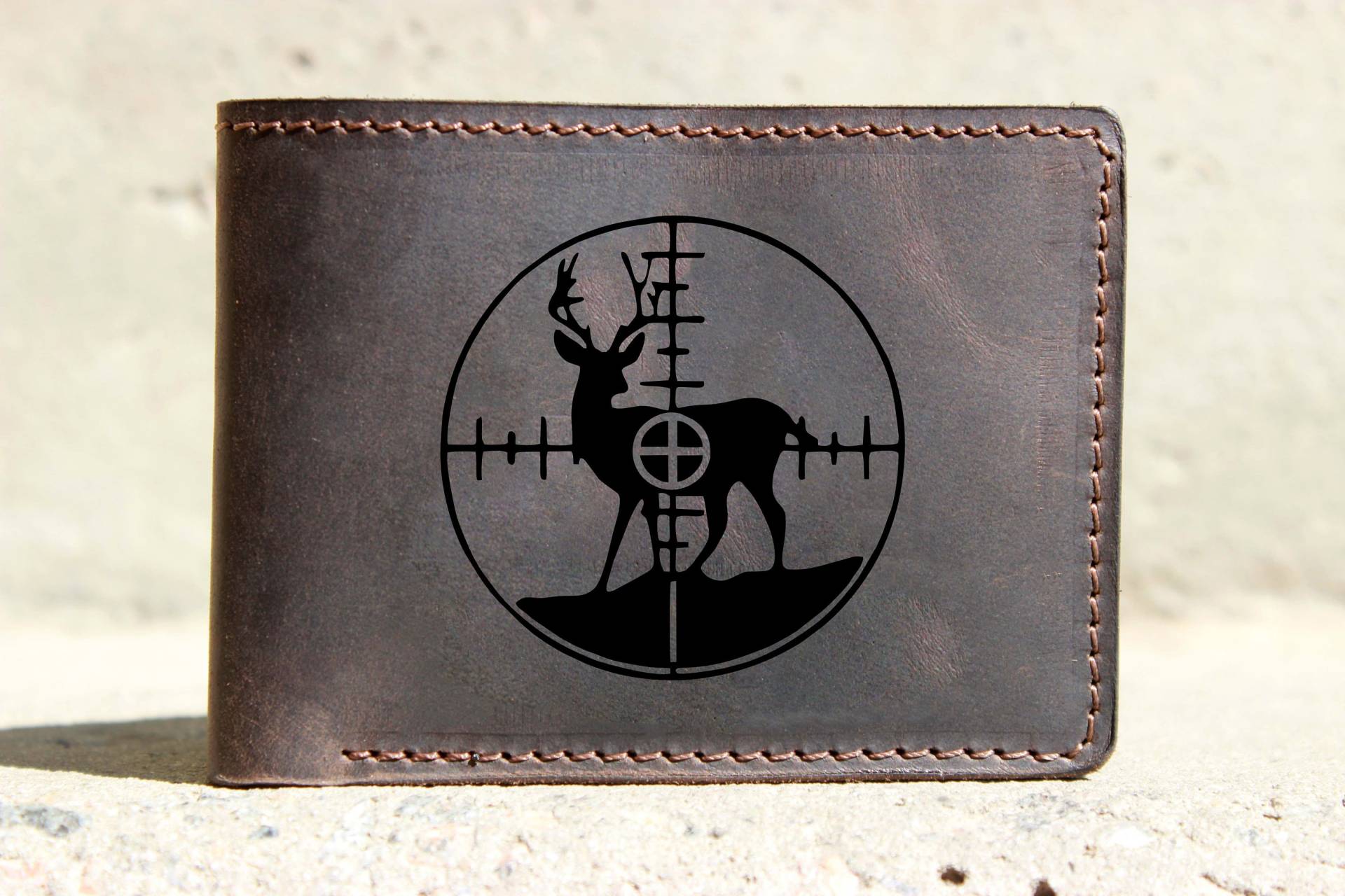 Hunters Graviertes Portemonnaie Bifold Wallet Trauzeugen Schmale Brieftasche Personalisierte Für Sohn Geldbörse Ehemann Geschenk von OrtegaGoods