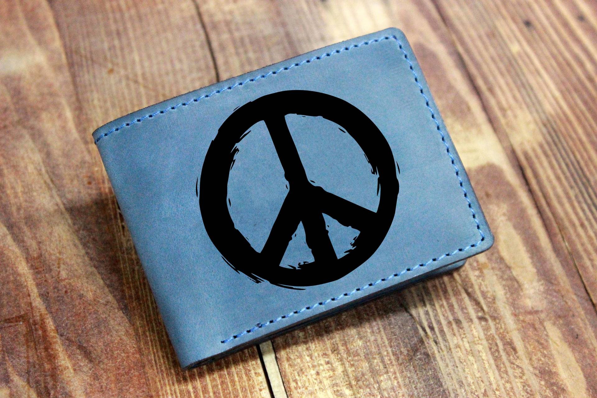 Peace Symbol Design Portemonnaie Für Männer & Frauen | Harmony Freundschafts Portemonnaie Geschenkidee von OrtegaGoods