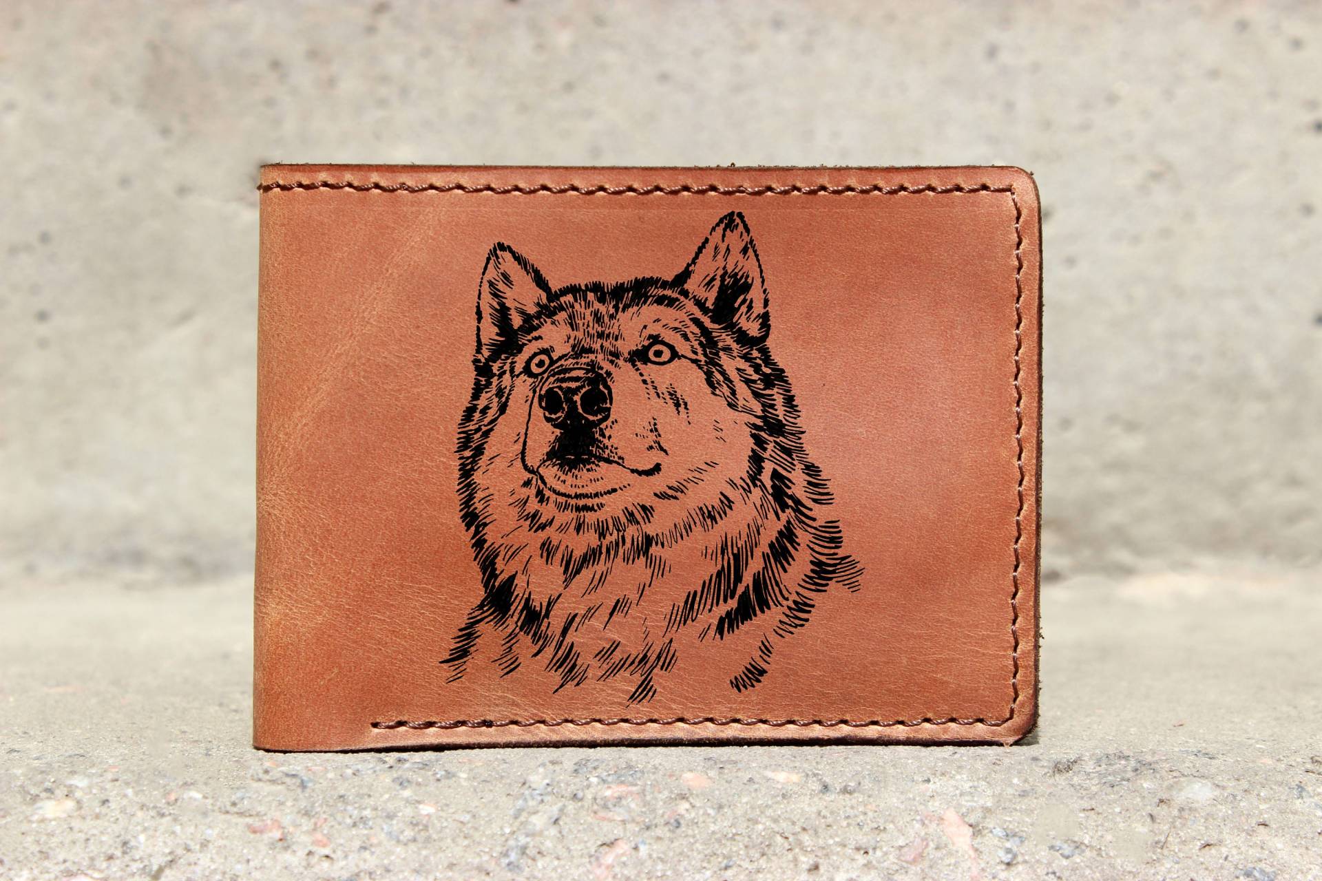 Wolf Design Portemonnaie Geschenk Für Männer & Frauen Bifold Wild Animals | Tier Liebhaber Personalisierte Geldbörse Wildtier Geschenkidee von OrtegaGoods