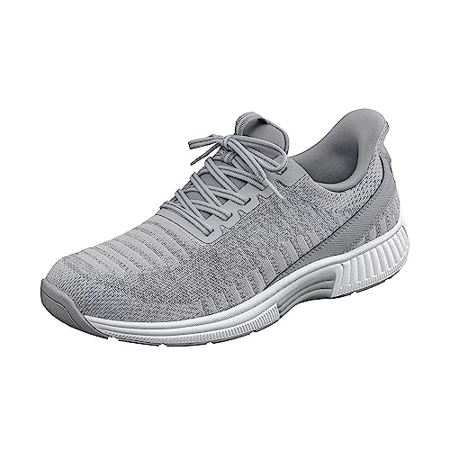 Orthofeeet Hands-Free Orthopädischer Damen Slip-in Sneaker Grau Kita, Größe 36.5 X-Weit von Orthofeet