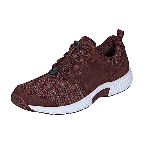 Orthofeet Orthopädischer Damen Sneaker Bordeaux Francis, Größe 39 X-Weit von Orthofeet