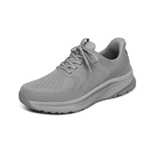 Orthofeet Hands-Free Orthopädischer Herren Slip-in Sneaker Komplett Grau Tilos, Größe 45 von Orthofeet
