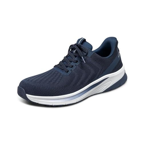 Orthofeet Hands-Free Orthopädischer Herren Slip-in Sneaker Navy Tilos, Größe 44.5 von Orthofeet