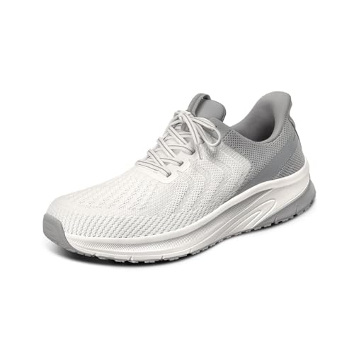 Orthofeet Hands-Free Orthopädischer Herren Slip-in Sneaker Weiß Tilos, Größe 46 von Orthofeet